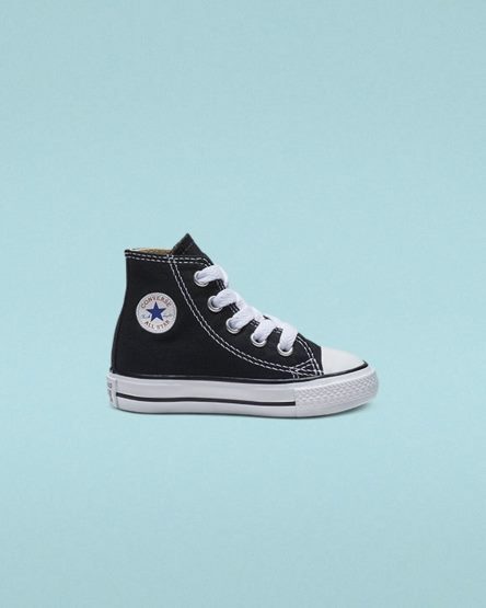 Boys' Converse Chuck Taylor All Star Classic High Top Shoes Black | AU 094E6W